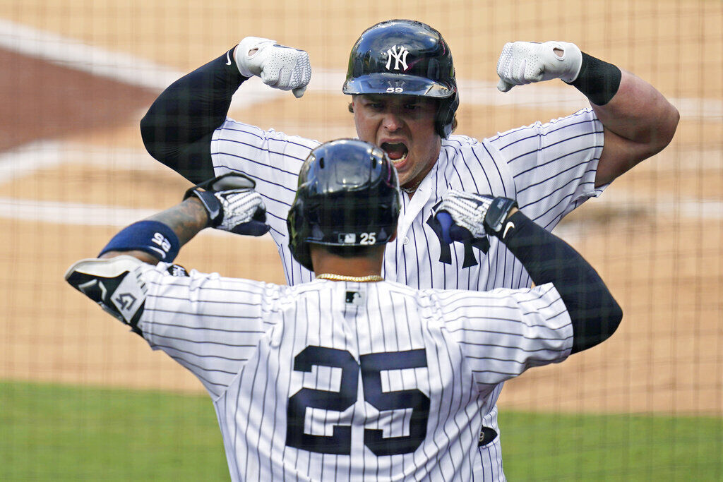 APTOPIX ALDS Rays Yankees Baseball